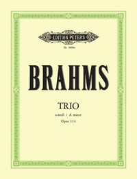 Image de JOHANNES BRAHMS : TRIO A OP.114 - ENSEMBLE DE CHAMBRE CLARINETTE, VIOLONCELLE ET PIANO - + CD