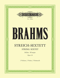Picture of JOHANNES BRAHMS : STRING SEXTET IN B FLAT OP.18 - 2 VIOLINS, 2 VIOLAS AND 2 CELLI