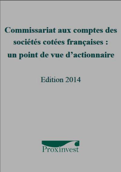 Picture of Commissariat aux comptes des sociétés cotées françaises : un point de vue d’actionnaire