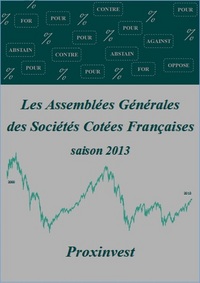 Picture of LES ASSEMBLEES GENERALES 2013 DES SOCIETES COTEES FRANCAISES