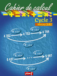 Image de Cahier de calcul cycle 3 niveau 2a