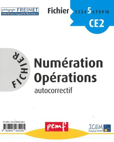 Image de Fichier Numération Opérations CE2 NIVEAU 1 Fichier 5