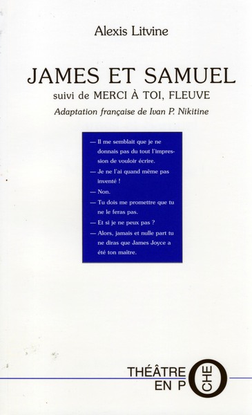 Image de JAMES ET SAMUEL SUIVI DE MERCI A TOI , FLEUVE