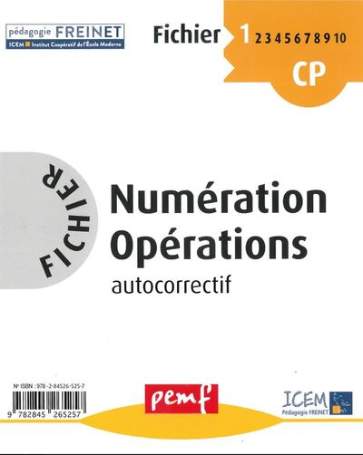 Picture of Fichier Numération-Opérations CP NIVEAU1 Fichier 1