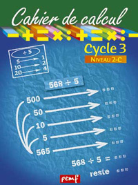 Image de Cahier de calcul cycle 3 niveau 2c