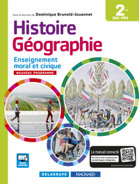 Picture of Histoire Géographie Enseignement moral et civique (EMC) 2de Bac Pro (2016) - Manuel élève