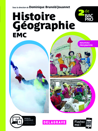 Picture of Histoire Géographie EMC 2de Bac Pro (2020) - Manuel élève