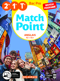 Picture of Match Point Anglais 2de, 1re, Tle Bac Pro (2020) - Pochette élève