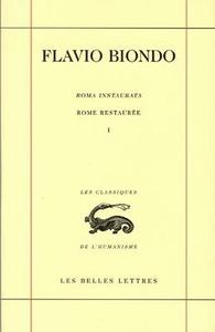 Image de Rome restaurée / Roma instaurata. Tome I, Livre I