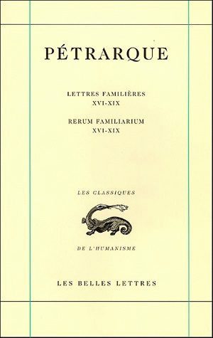 Image de Lettres familières. Tome V : Livres XVI-XIX / Rerum Familiarium. Libri XVI-XIX
