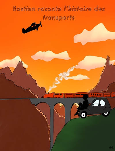 Picture of En voiture, en train, en avion avec Bastien