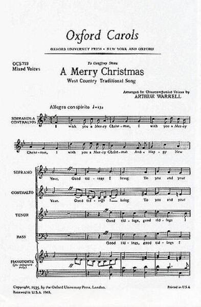 Picture of A MERRY CHRISTMAS CHANT