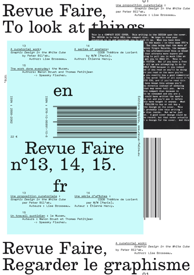 Image de Faire - Regarder le graphisme - Volume 04 (n° 13, 14, 15)