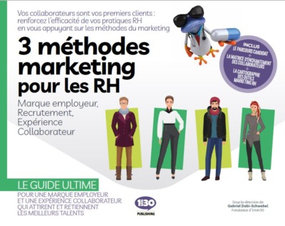 Image de 3 méthodes marketing pour les RH - marque employeur, recrutement, expérience collaborateur
