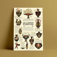 Picture of Poster Les Douze Travaux d'Hercule