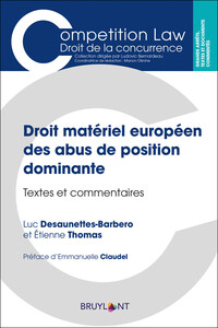 Picture of Droit matériel européen des abus de position dominante