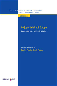 Picture of Le juge, la loi et l'Europe