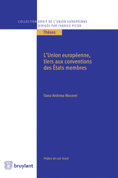 Picture of L'Union européenne, tiers aux conventions des États membres