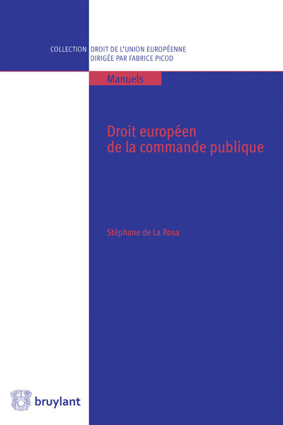 Picture of Droit européen de la commande publique