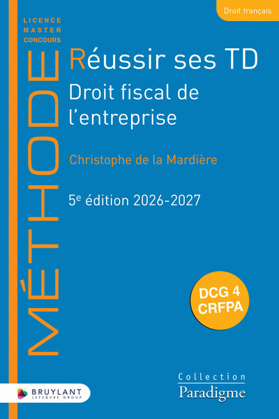 Image de Réussir ses TD - Droit fiscal de L'entreprise