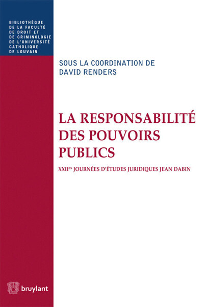 Image de Responsabilité des pouvoirs publics