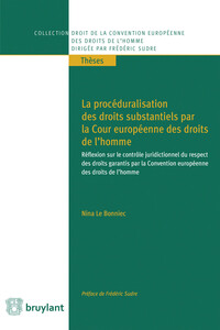 Picture of La procéduralisation des droits substantiels par la Cour Européenne des droits de l'homme