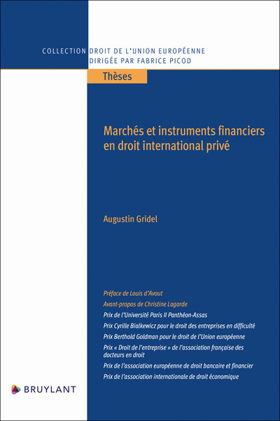 Image de Marchés et instruments financiers en droit international privé