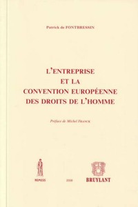 Picture of l'entreprise et la convention européenne des droits de l'homme