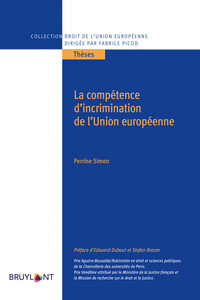 Picture of La compétence d'incrimination de l'Union européenne