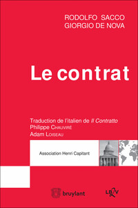 Picture of Le contrat - Extrait du Traité de droit civil italien