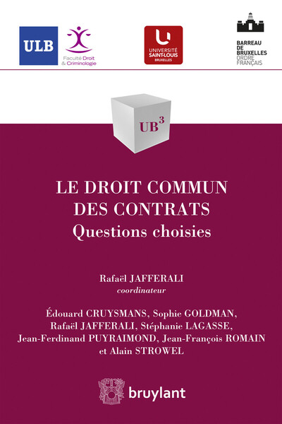 Image de Le droit commun des contrats