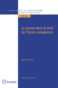 Picture of La preuve dans le droit de l'Union européenne