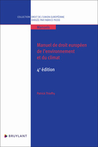 Picture of Manuel de droit européen de l'environnement et du climat 4ed