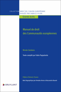 Picture of Manuel de droits des Communautés européennes