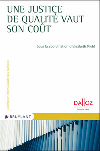 Picture of Une justice de qualité vaut son coût