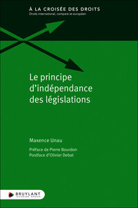 Picture of Le principe dâ ?indÃ©pendance des lÃ©gislations