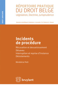 Image de Incidents de procédure