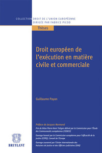 Picture of Droit européen de l'exécution en matière civile et commerciale