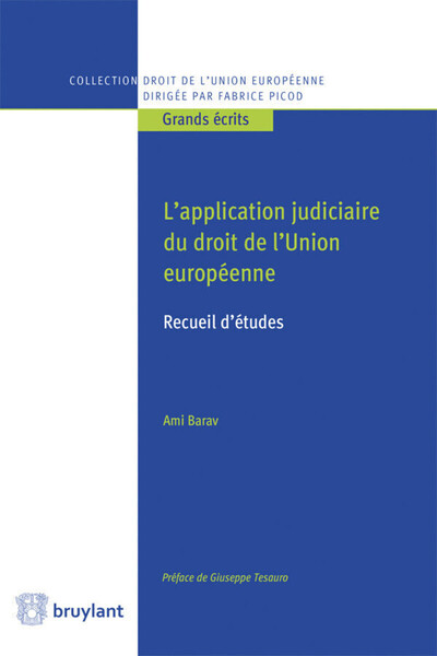 Picture of L'Application judiciaire du droit de l'Union européenne