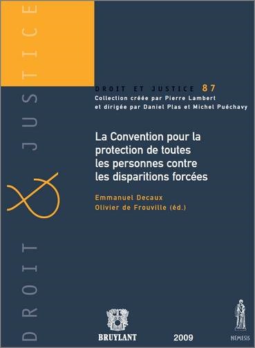 Image de LA CONVENTION POUR LA PROTECTION DE TOUTES LES PERSONNES CONTRE LES DISPARITIONS