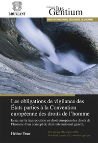 Picture of Les Obligations de vigilance des Etats parties à la Convention européenne des droits de l'homme