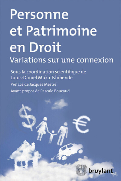Picture of Personne et patrimoine en droit Variations sur une connexion