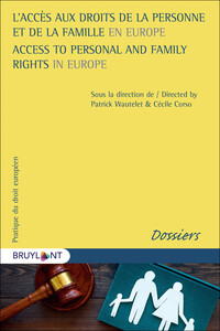 Picture of L'accès aux droits de la personne et de famille en Europe