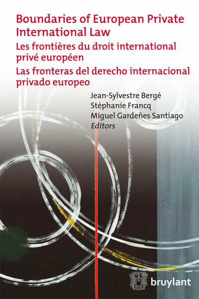 Picture of Les frontières du droit international privé européen (francais-anglais-espagnol)