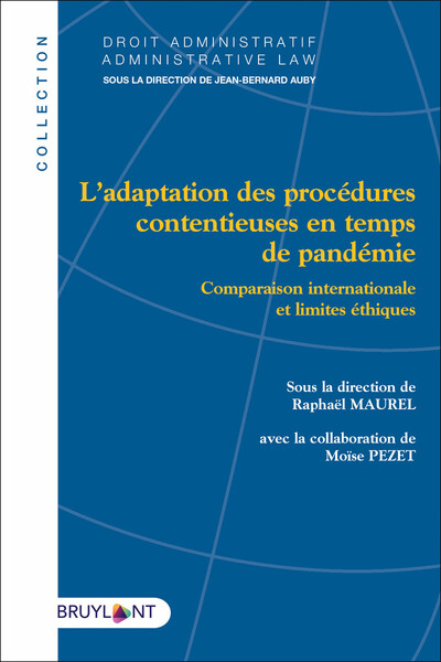Image de L'adaptation des procédures contentieuses en temps de pandémie - Comparaison internationale et limit