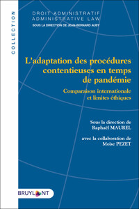 Image de L'adaptation des procédures contentieuses en temps de pandémie - Comparaison internationale et limit