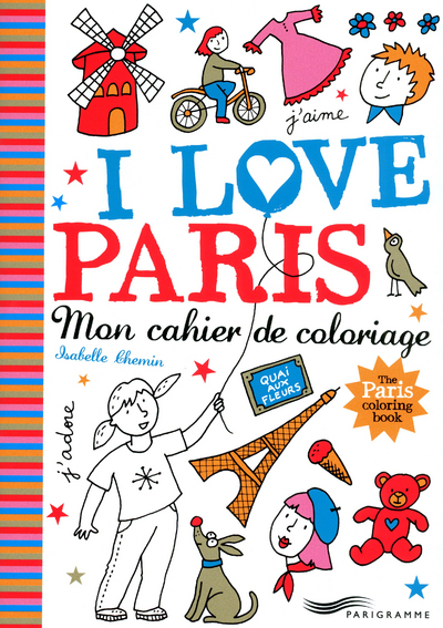 Picture of I love Paris - mon cahier de coloriage