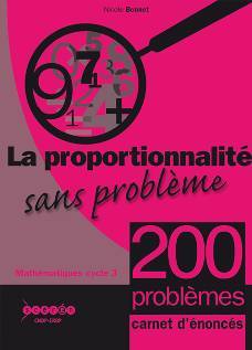 Picture of LA PROPORTIONNALITE SANS PROBLEME - CARNET D'ENONCES - LOT DE 25