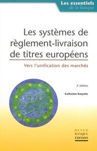 Picture of Systèmes de règlement-livraison de titres européens