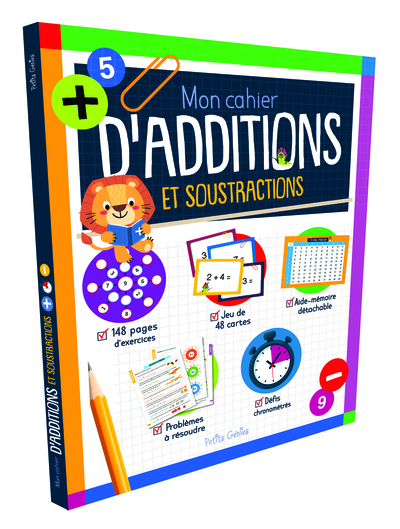 Picture of Mon cahier d'additions et de soustractions